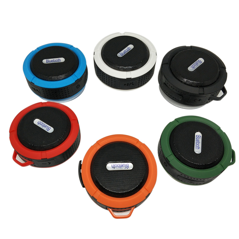 

C6 Portable Wireless Mini Bluetooth Speakers Waterproof Subwoofer Sound Box Speakerphone TF Card Hands Shower Speaker269o