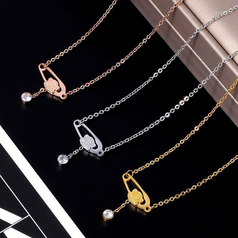 

Cute Monkey Pendant Necklace Women Girl Lady Fashion Charm Necklaces For Jewelry Gift Chains