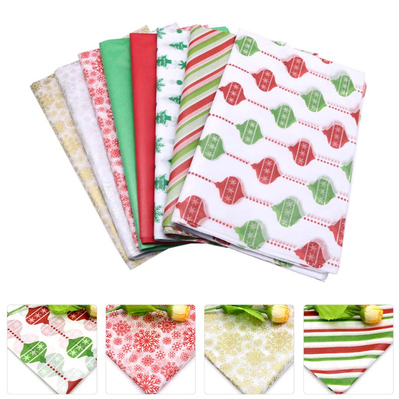 

Gift Wrap 50Pcs Christmas Wrapping Paper Wrapper DIY Craft Supply (Random Type)