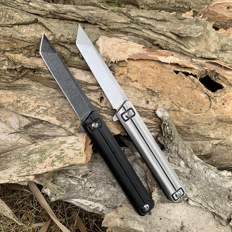 

D2 steel folding knife outdoor self-defense bearing knife cold-proof sharp small blade high hardness quick opening