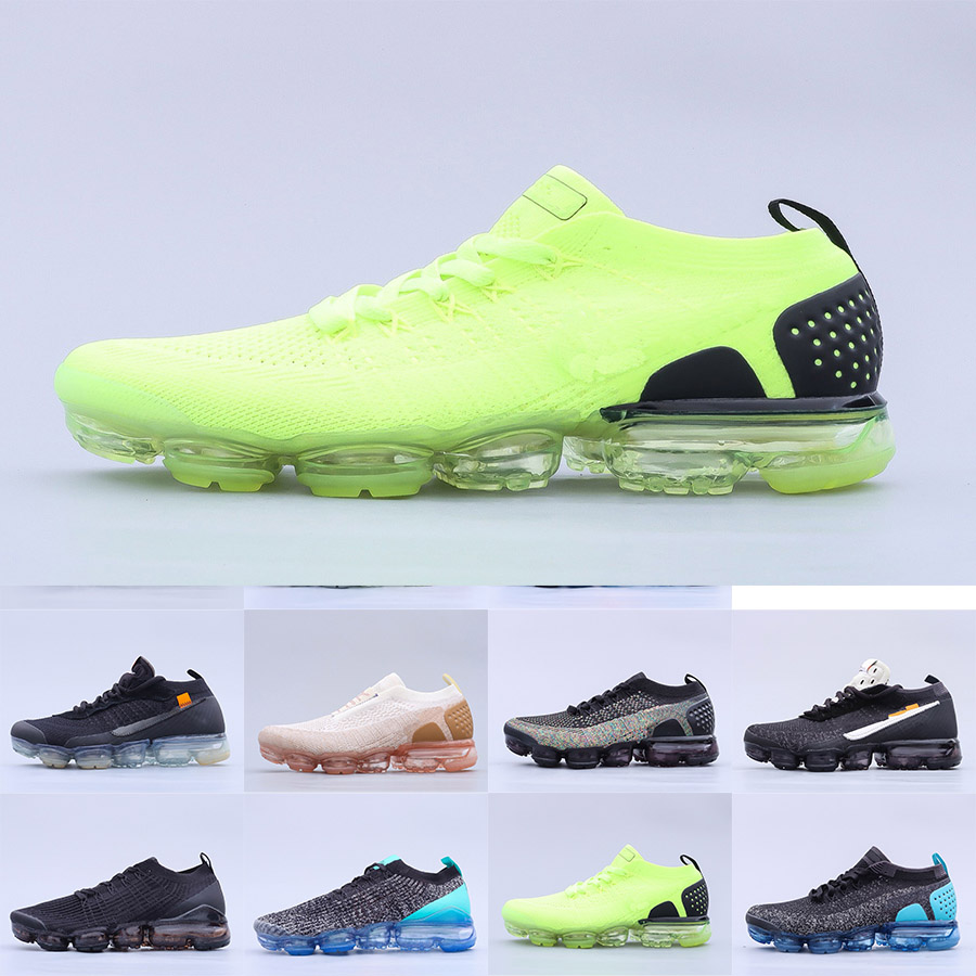 

Fashion Cushion Fly 2.0 Running Shoes CNY Triple Volt Black Multi-Color Pure Platinum White Dusty Cactus Beige Gold Men Women Sneakers, Shown