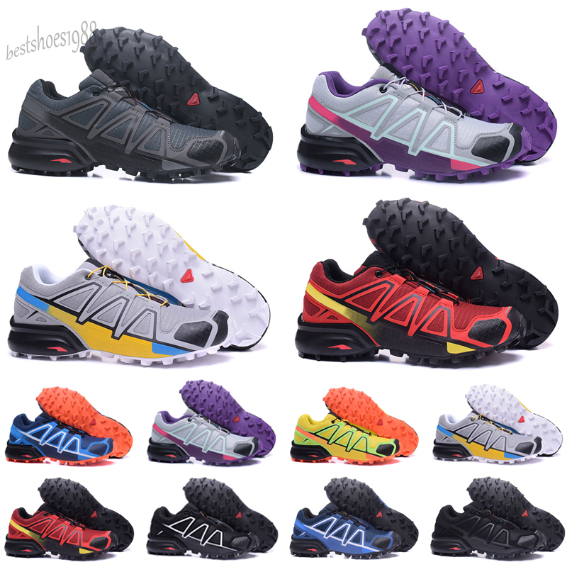 

original Speed Cross 3 CS Running Shoes For Men Women Black White Purple Green Pink Blue Red Sports Sneakers Trainers EUR 36-46, Color 3