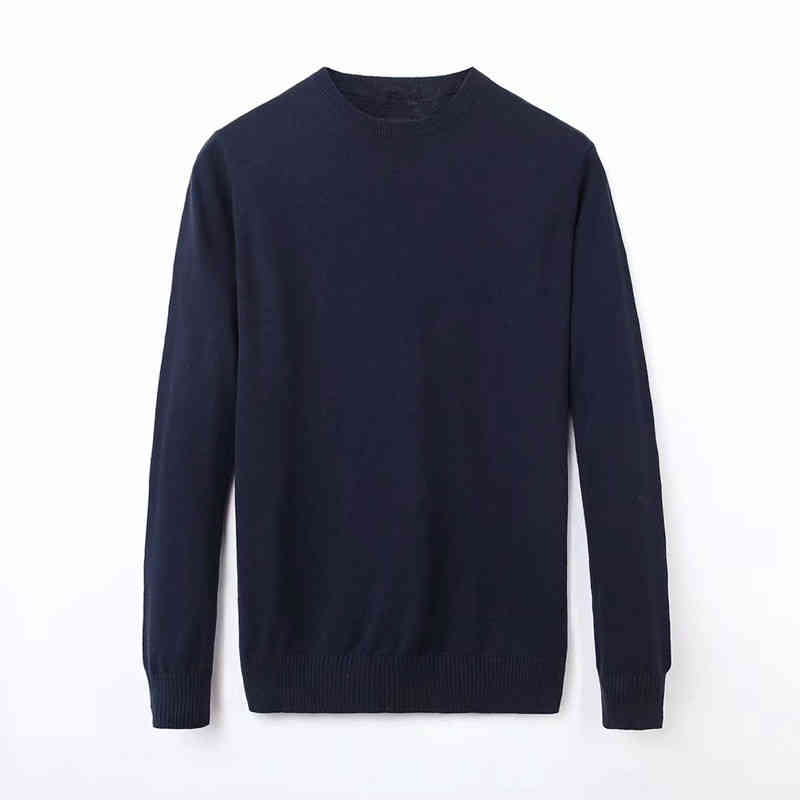 

Men's Sweaters Novo outono pulôver moda masculina casual cor sólida bordado de malha camisola fino em torno do pescoço roupas 3JLT, 1# shoe box