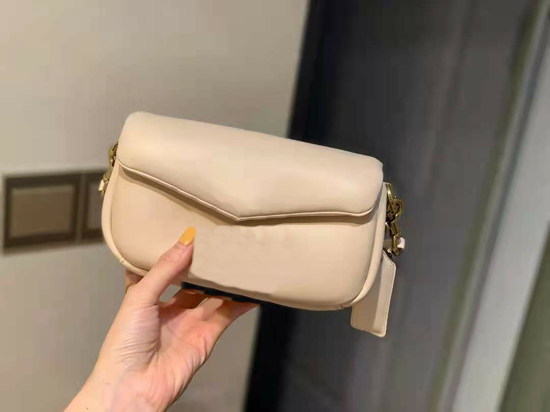 

Top Designer Bubble Supper Soft Leather Shoulder Bags Letter @ Buckle Baguettes Free Ship Pure Color Cross Body Famous Women Handbags Fashion Wallet Purse Retro Cloud, Fuchsia