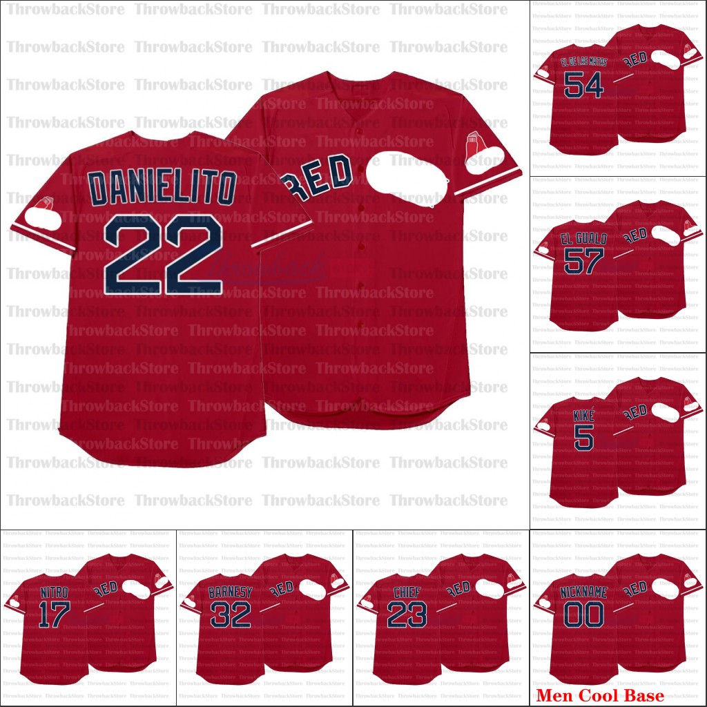 

2021 Players' Weekend Baseball Jerseys 18 Mitch Moreland 39 Marcus Wilson 10 Ron Roenicke 3 Peraza 17 Eovaldi 49 Wakefield, Men/coolbase