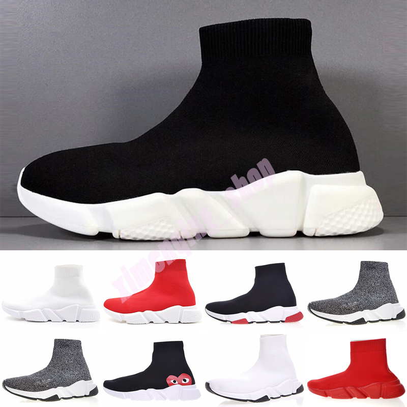 

Sock Shoes Triple Black White Men Women Chaussures Glitter Volt Blue Pink Mens Trainers Runner Platform Casual Sneakers 36-45 WQQ