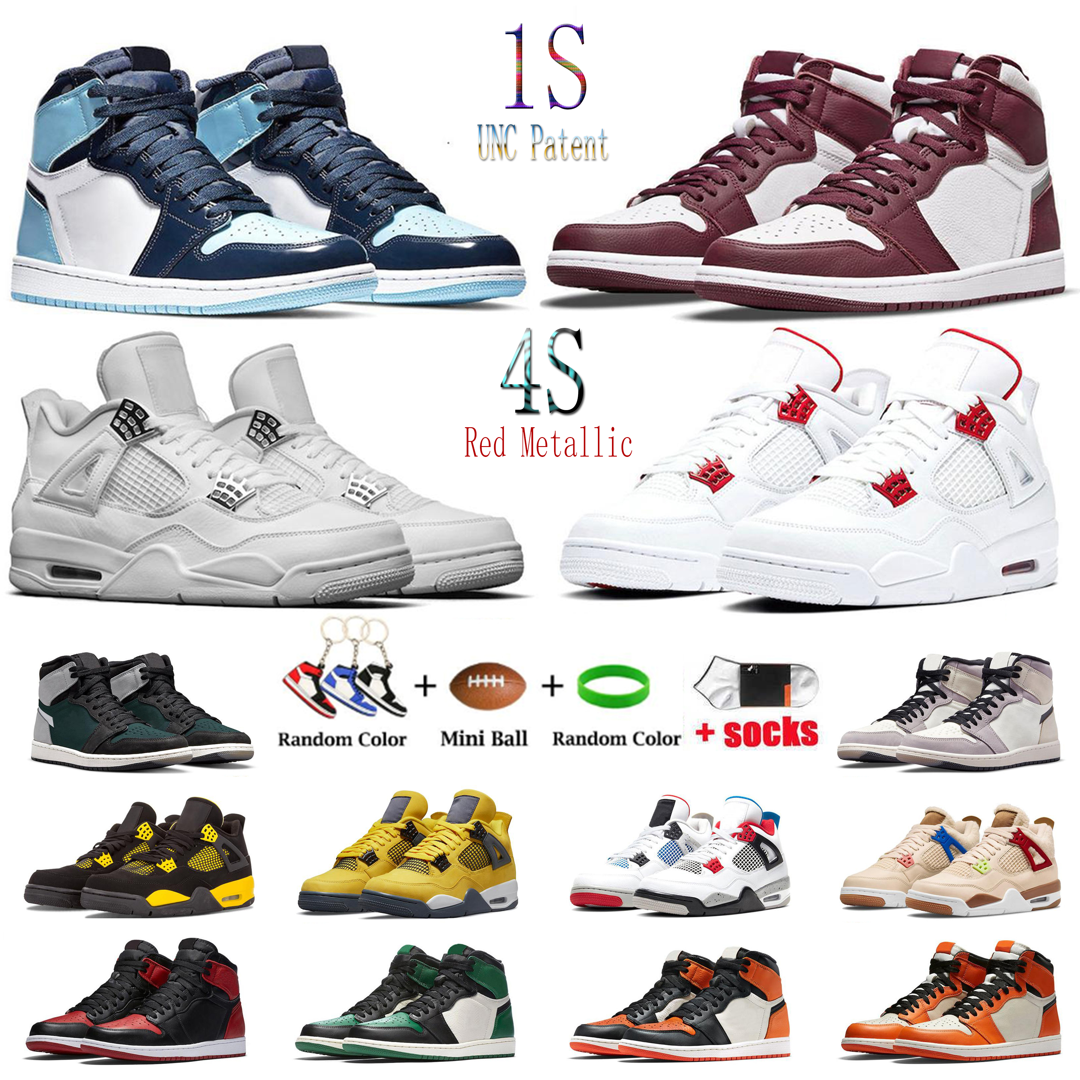 

Mens 1 1s high basketball shoes Wild Things shadow 2.0 Bordeaux dark mocha bred 4 4s Red Thunder Sail Black Cat men women Sneakers trainers, #38