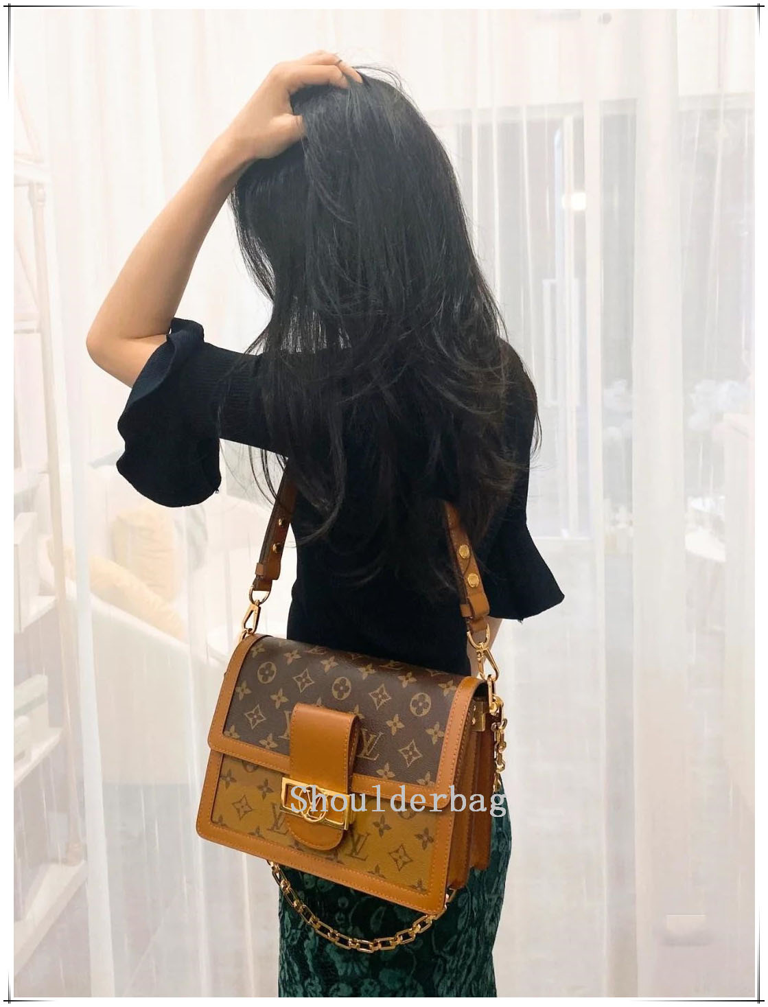 

2021 women high handbag design fashion weave leather bag ladies shoulder bags luxury crossbody handbags LV Louis 1 Vitton 55, Red;black