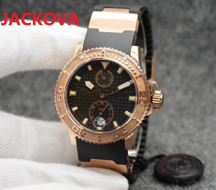 

Top Brand Big Designer Watches Mechanical Men 2813 Automatic Movement Men's Watch 45MM Silicone Buckle Sports Fashion Self-wind wristwatch gifts, As pic