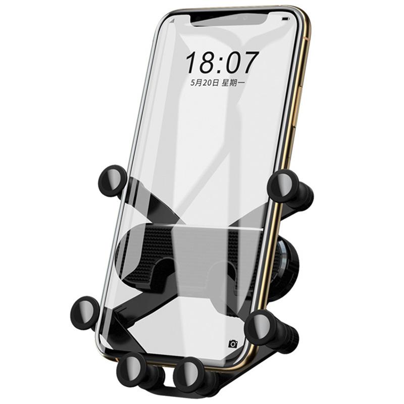 

Cell Phone Mounts & Holders Universal Car Holder Gravity Stand Air Vent Mount Flexible Adjustable Mobile FKU66