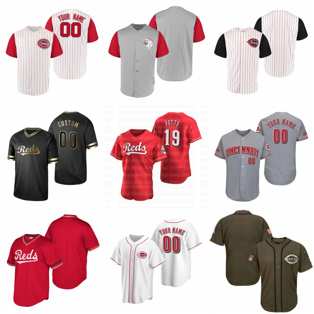 

Cincinnati Joey Votto Baseball jersey Jose Iglesias Nick Senzel Eugenio Suarez Matt Kemp delino deshields Tucker Barnhart Ken Griffey Luis Castillo jerseys, Custom