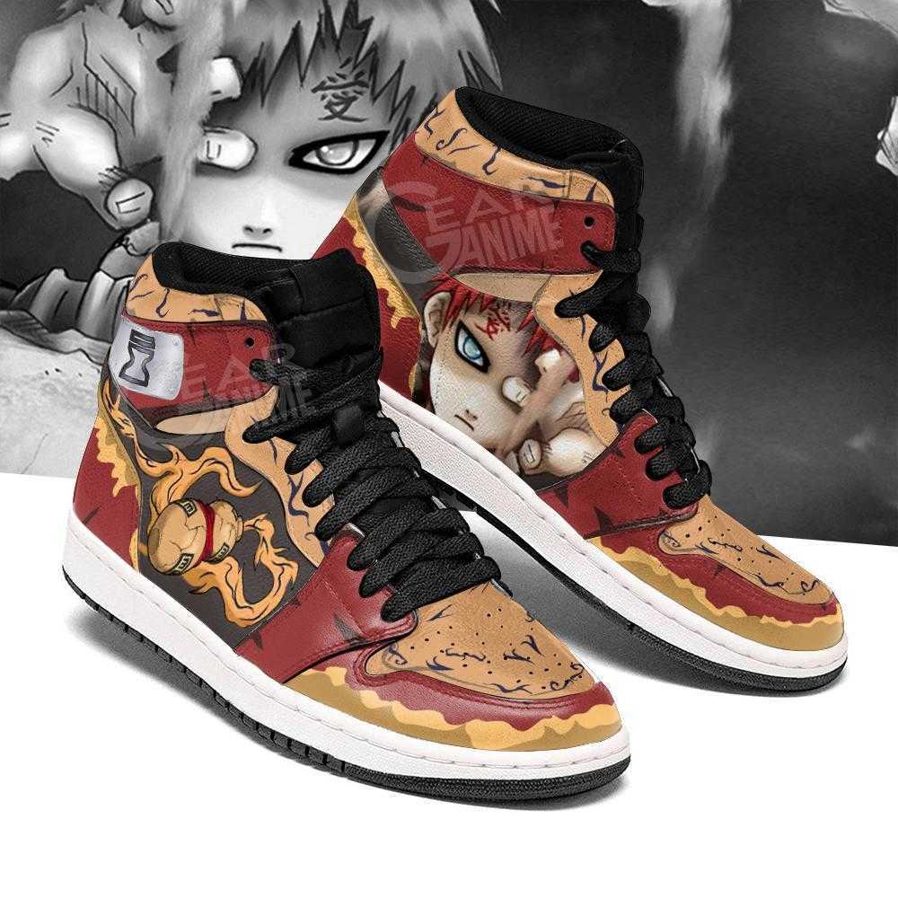 

Gaara Sneakers Naruto Anime Custom Sho Sand Village, Others