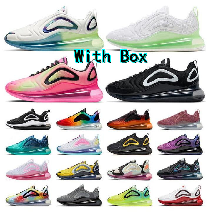 

Mens Sneakers 720 running shoes Sea Forest White Black Oreo Lava Obsidian Bubble Pack Volt Pink Blast Womens Outdoor Sports Trainers