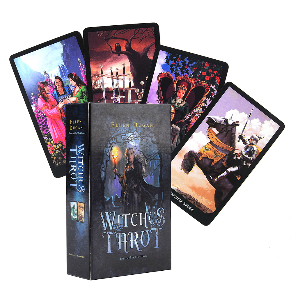 

Witch Tarot Deck 78 Cards Future Fate Indicator Forecasting Cards Gift Table Game Board Game