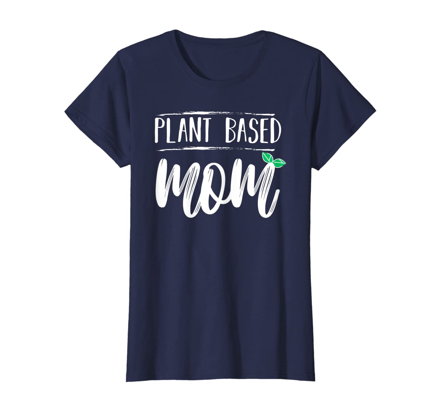 Womens Funny Vegan Mom Design Gift For Plant Based Vegetarian Moms T-Shirt-image-699568645