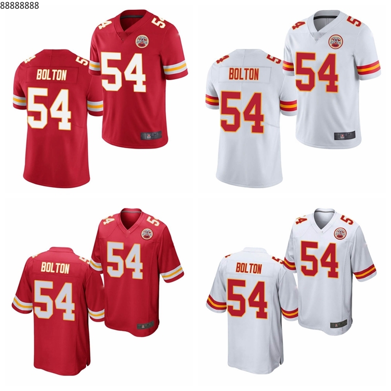 

KansasCityChiefsMen Women Youth Football Nick Bolton 54 2021 Draft Vapor Limited Jersey For Red White, Black;red