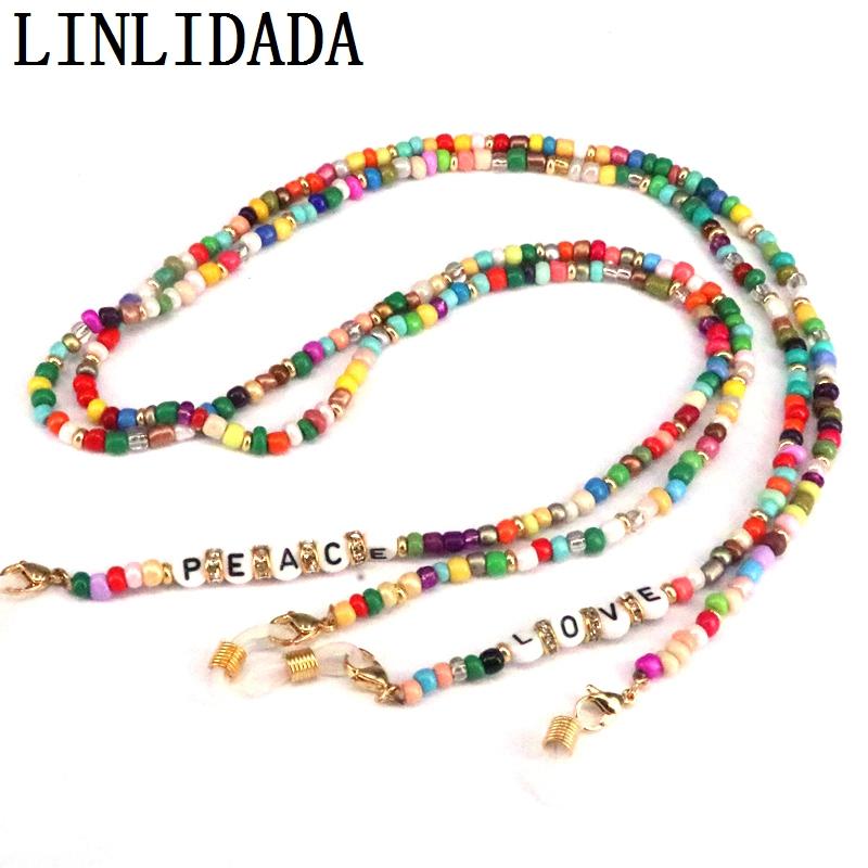 

Chains 5Pcs, Women Colorful Beads Chain Sunglasses Necklace Reading Glasses Cord Holder Neck Strap Rope For Eyewear Face Mask, Silver