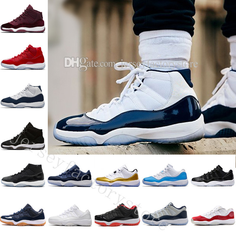 

(with box)11 PRM Heiress Black Stingray Gym Red Chicago Midnight Navy Space Jam Men Women Basketball Shoes sports shoes Sneakers US 5.5-13, #25 high legeng blue