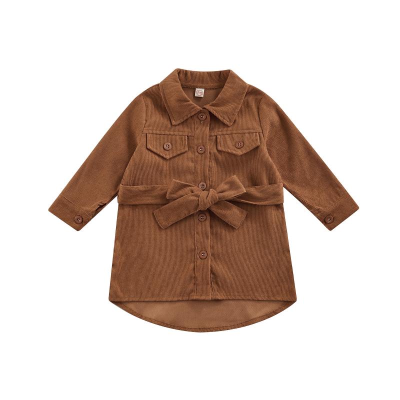 

Jackets Ma&Baby 1-6Y Toddler Kid Girls Corduroy Outerwear Children Long Sleeve Button Coats Casual Girl Clothing D84, Blue;gray