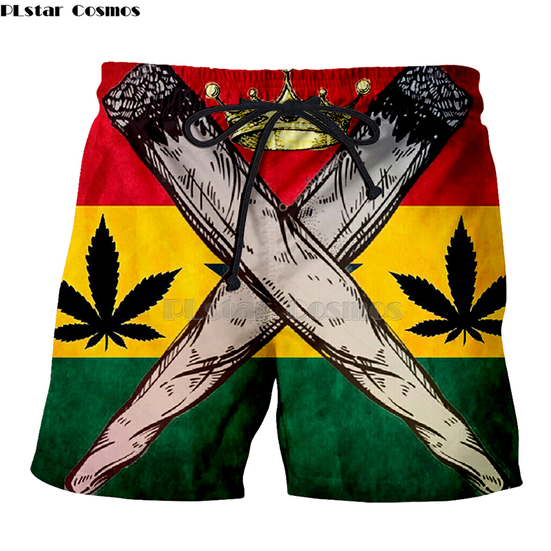 

Print Harajuku Men' Casual Shorts Summer 3D Loose Beach Skull Drop Shipping