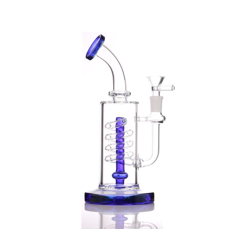 

9 inches height Hookahs Smoking Glass Bongs U-tabe Oil Rigs with 14mm Bowl mini water bong