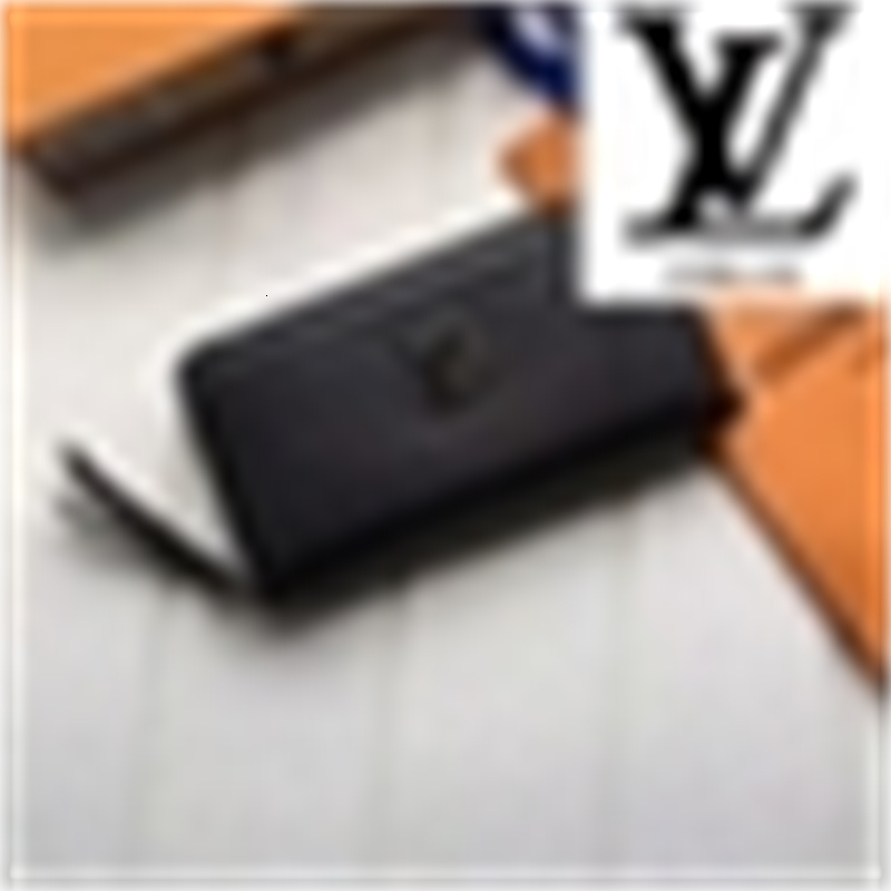 

M62949 Classic Black Zip Wallet REAL LEATHER Compact Long s Chain Key Card Holders CLUTCHES, Red;black