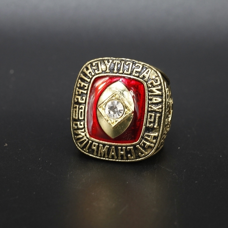 

1966 Kansas chief Super Bowl champion ring fashion accessories, Silver