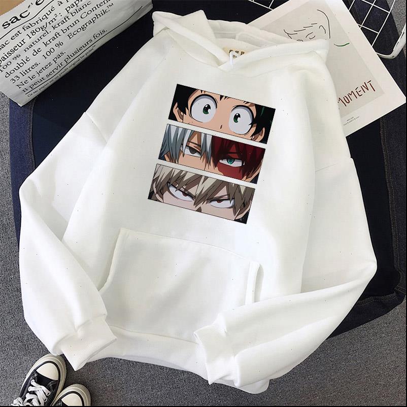 

My Hero Academia Men Autumn Womens Hoodie Casual Pullover Sweats Fashion Japan Anime Hip Hop Sweatshirt Clot, Black