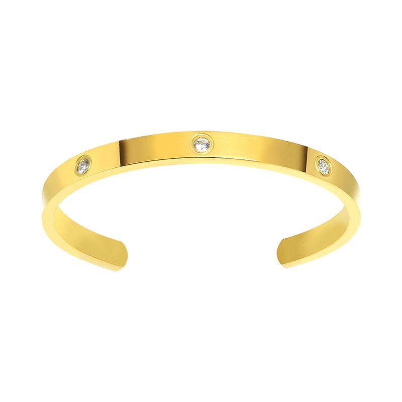 

Bangle 2022 Stainless Steel Bracelets For Women Design Girls Party Gifts Lover Rose Gold Bangles Christmas Gift Female Afric