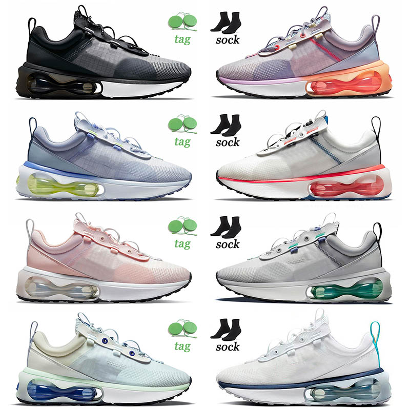 

Authentic Fly Top Quality Air Max 2021 Knit Mesh Running Shoes Venice White Court Purple Barely Green Black Iron Grey Outdoor Sneakers Eur 36-45, A3 black green 40-45