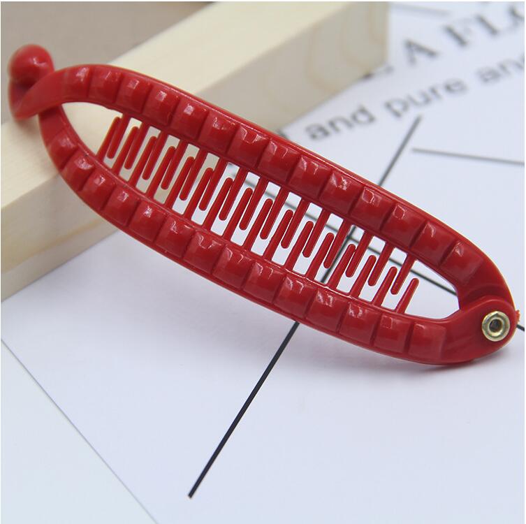 

65 Hot sell fashion Ms. Simple Vintage Geometric Hair Clip Multicolor Wild Hair Clip, Black;brown