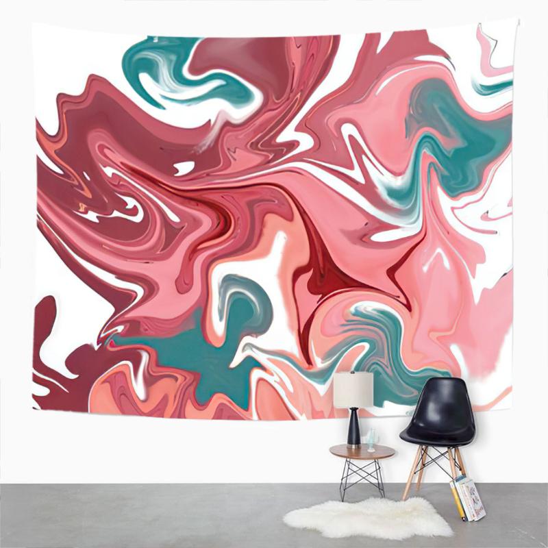 

Tapestries Tapestry Art Oil Painting Abstract Polygonal Graphics Colorful Pattern Wall Hanging House Decoration Picnic Mat Gift