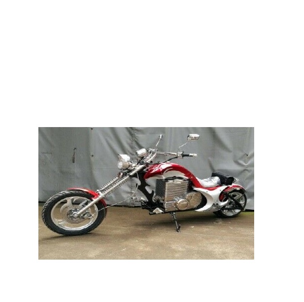 

Killer High speed 3000W 72V electric chopper motorcycle, Army green