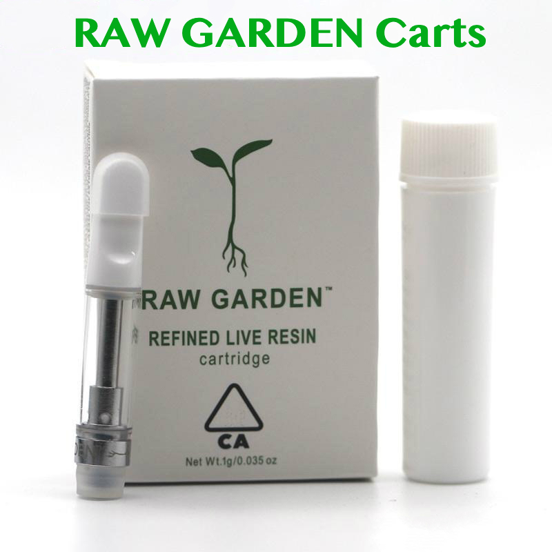 

Raw Garden Atomizer Glass Carts Ceramic Coil Vape Cartridges 0.8ml 1ml 510 Thread Thick Oil Cartridge Packaging Vaporizer