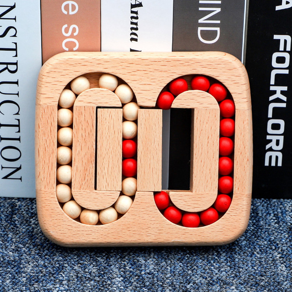 DHL Wooden Rotating Magic Disk Small Bean Party Favor Fingertip Children's Cube Toy Finger Top Puzzle Decompression Parent-Child Interaction-image-715255357