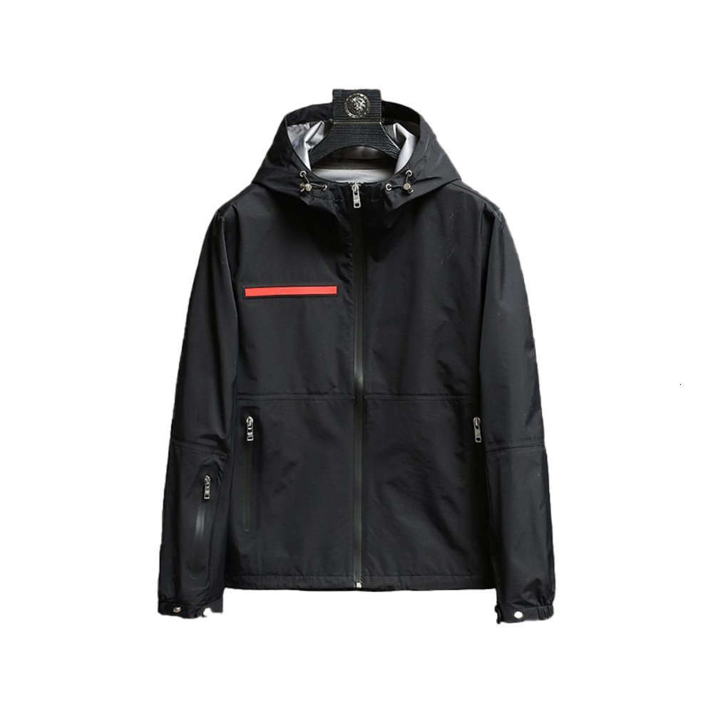 

Men's designer PRAD spring and autumn jacket brand outdoor sun protection windbreaker budge clothing waterproof hooded casual plus size, Blue4