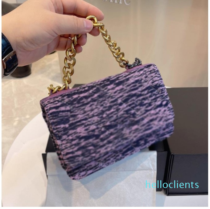 

Designer- Women Denim Crossbody Bag Mini Canvas Embroidered Shoulder Handbags Woman Purse Diamond Lattice Thread Handbag Luxurys Bags, Blue