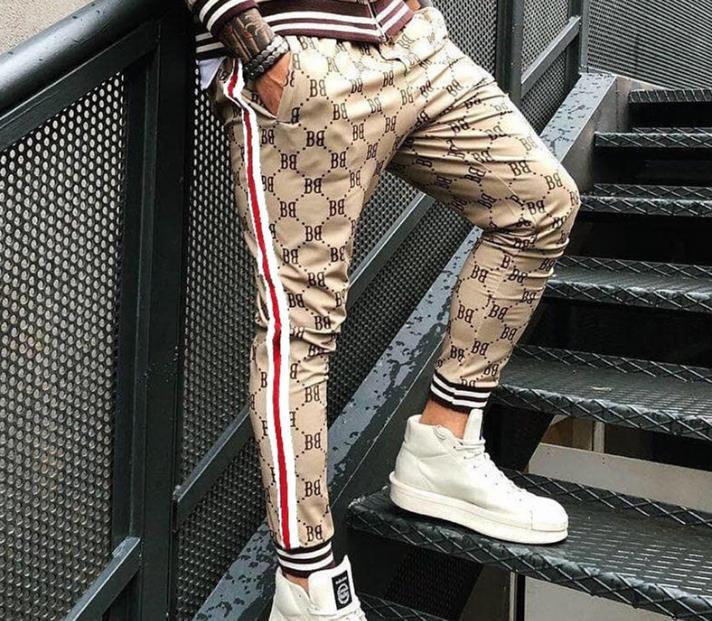 

Mens Tracksuits Muscle Brother Sport Suit European And American Trends 3D Print Fitness Zipper Hoodies Sweatpants Slim Casual Fashion VSG3, Yellow