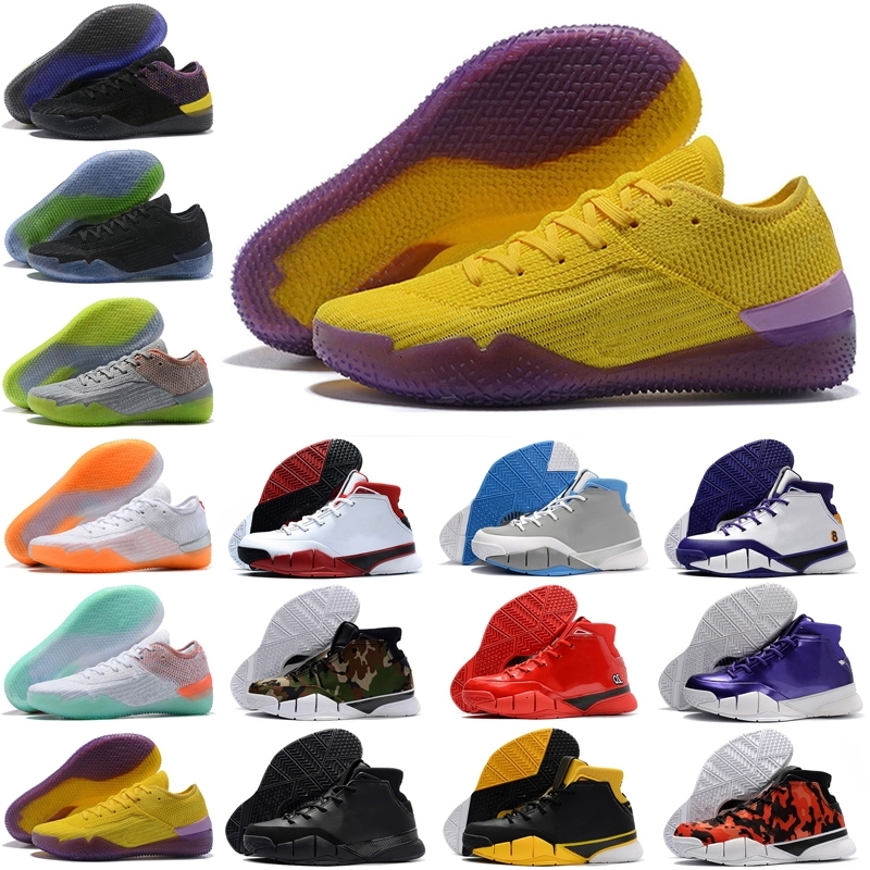 

Men's Mamba Kids 1 Protro Basketball ZK1 Shoes,Men Black Camo Green Top Quality One 1s Sports Trainers Sneakers Size 40-46