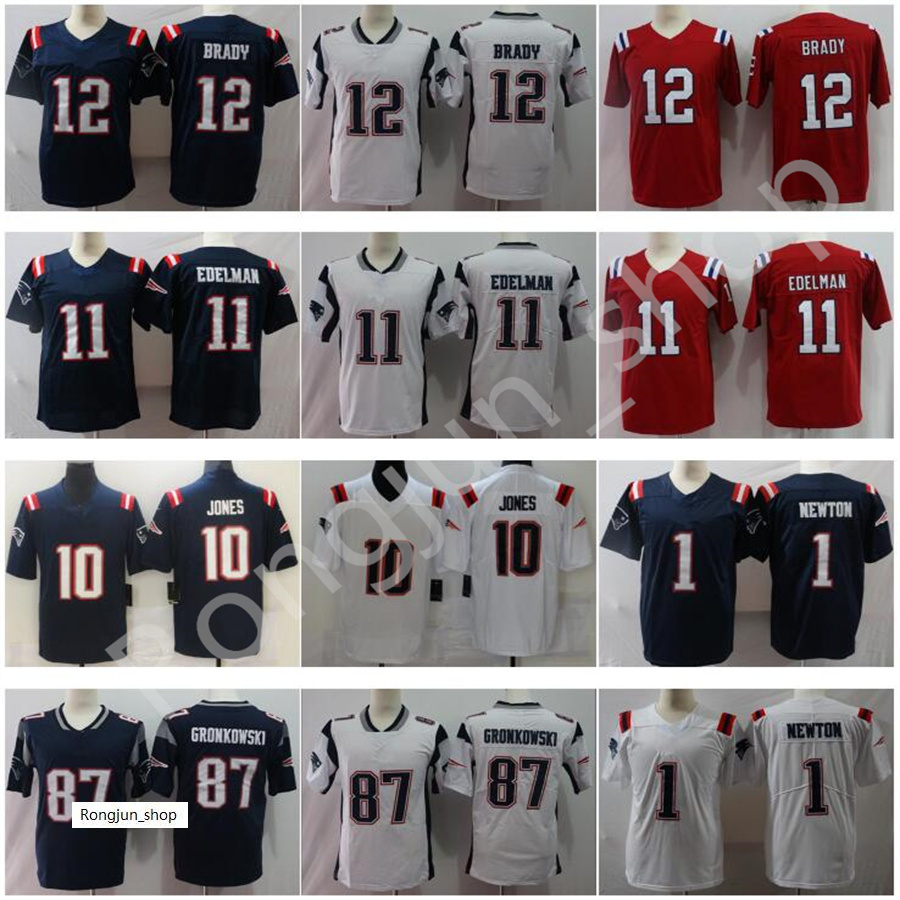 

Top 2021 Custom Stitched Mens England Football Donta 54 Hightower 10 Mac Jones 11 Julian Edelman Limited Patriot jerseys Size S-4XL, Black