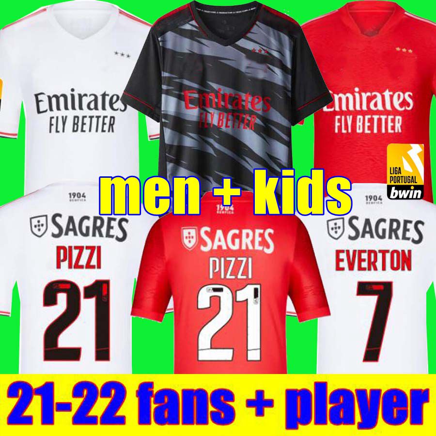 

21 22 23 Benfica soccer jersey PIZZI RAFA DARWIN G RAMOS 2021 2022 2023 Home Away Men +kids kit Football shirts OTAMENDI Grimaldo Joao Mario Yaremchuk, Away kids