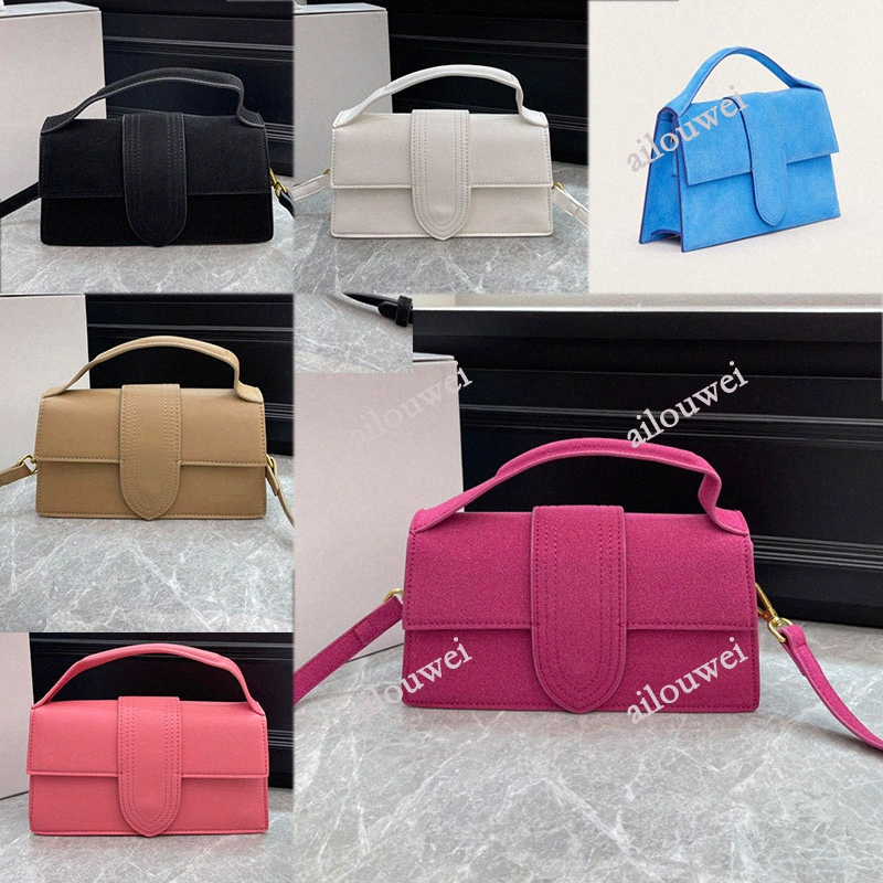 

2022 High quality designer handbags alligator bags Le Bambino suede messenger leather flap shoulder crossbody bag black brown coin velvet pink, Actual pictures contact me