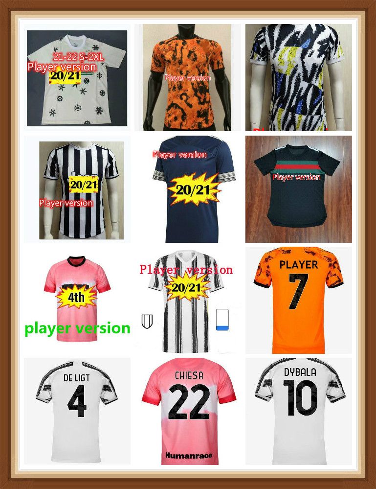 

Player version HumanRace Juventus 4th fourth soccer jersey football HRFC shirts RONALDO DE LIGT 20 21 DYBALA 2021 2022 top Men kit, Black;yellow