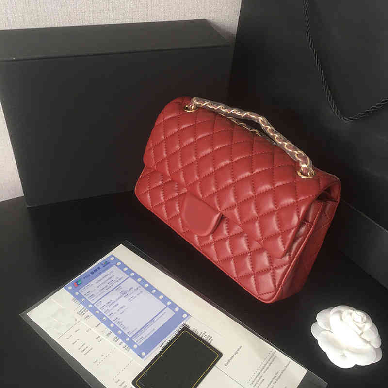 5A+ Channel women handbags luxury Designers Bags 2021 lambs leather gold chain crossbody clutch 2.55cm black wallet skin lamb shoulder purse