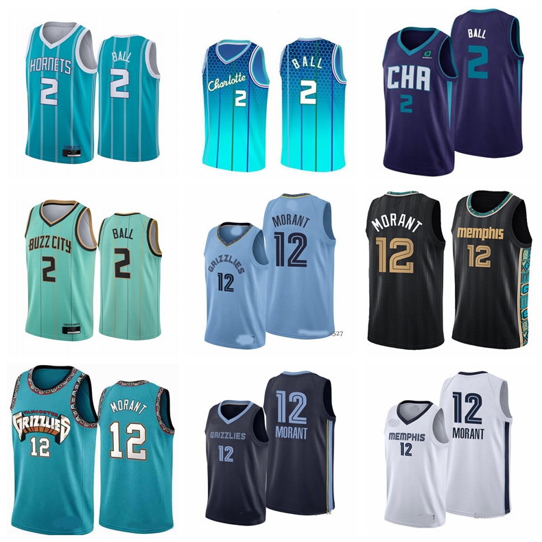 

Ja 12 Morant LaMelo 2 Ball Mike 10 Bibby Basketball Jersey Mens Shareef 3 Abdur-Rahim 50 Reeves Retro Green Shirt 2021 1202
