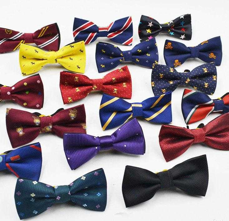 New Style Plaid Children Bowtie Polester Bowties Baby Kid Kids Classical Pet Striped Butterfly Bow tie ties wholesale