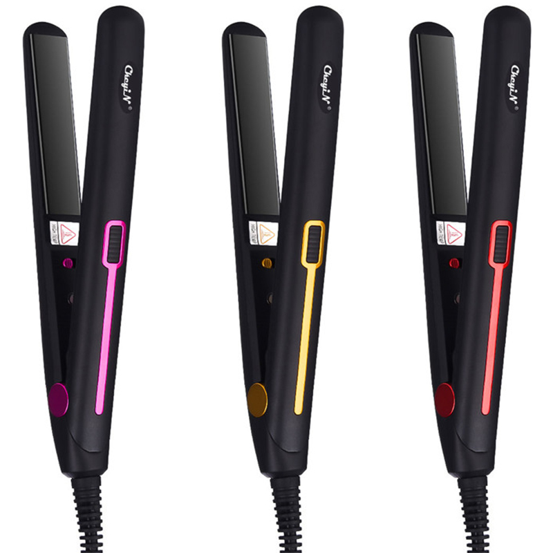 

2in1 Portable Electric Hair Straightener Hair Curler Professional Aluminum Alloy Straightening Curling Iron Hair Styling Tool 31