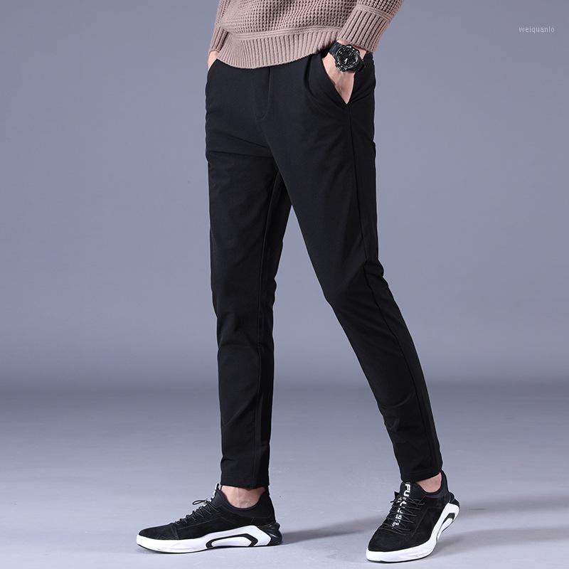 

Men's Pants MRMT 2021 Brand Autumn Casual Trousers Fast Dry For Male Stretch Leisure Small Feet, Gray