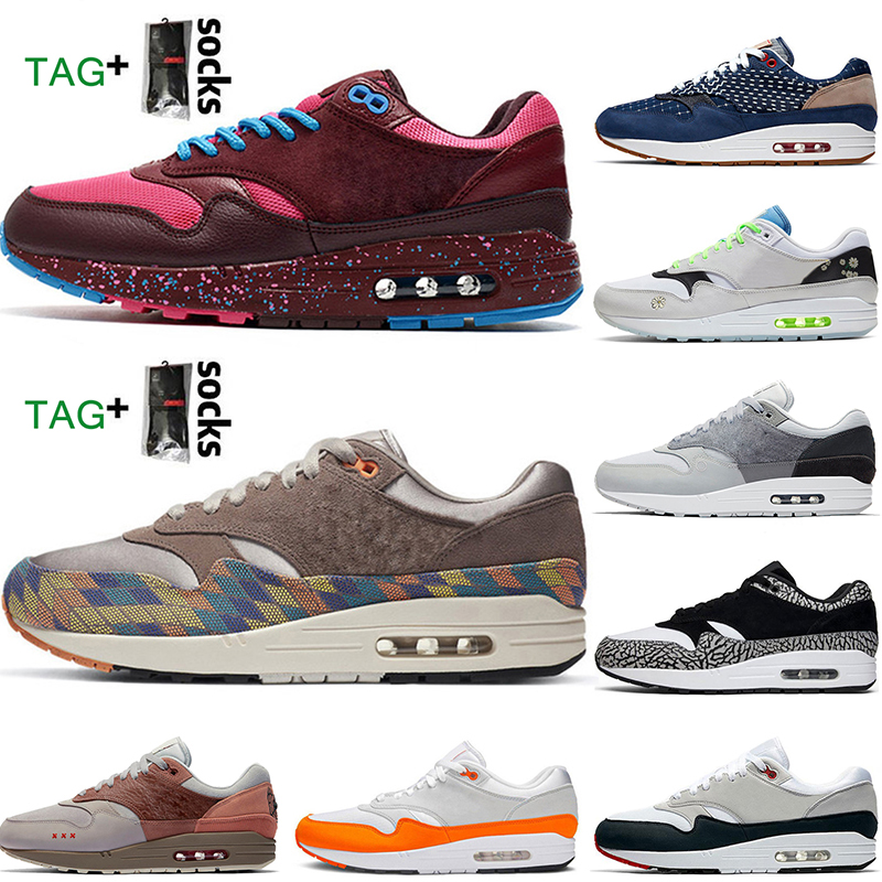 

with socks 1 1s women mens air running shoes max N7 Taupe Haze AMS Para Amsterdam Magma Orange runners sports sneakers trainers size 36-45