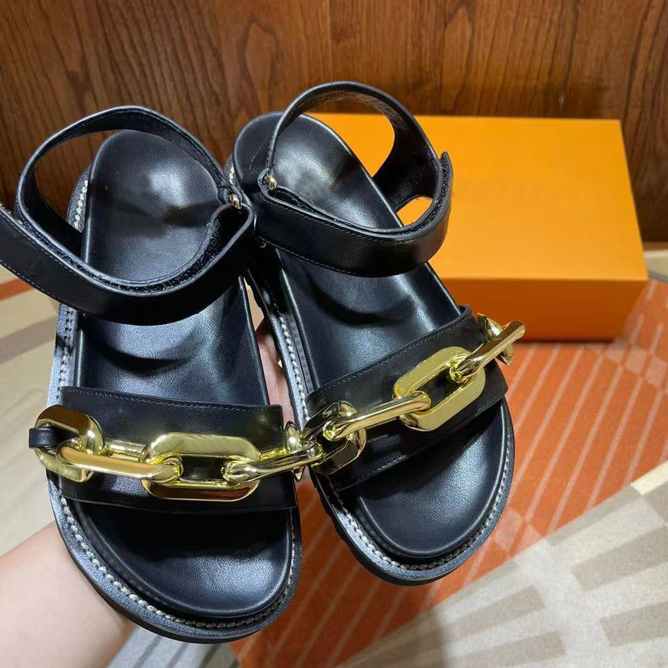 

Womens Slippers Luxury Slides Slipper Summer Sexy Sandals Mens Luxurys Designers Real Leather Platform Sandal Flats Fashion Old Flower Shoes Ladies Beach, Blue